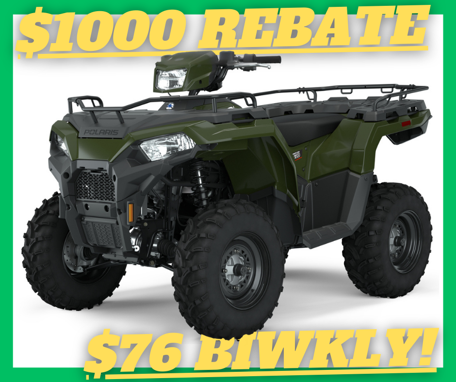 2025 Polaris Sportsman 450 H.O. EPS - $1000 REBATE ENDS NOV 30th! LOW AS $76 BI-WKLY!