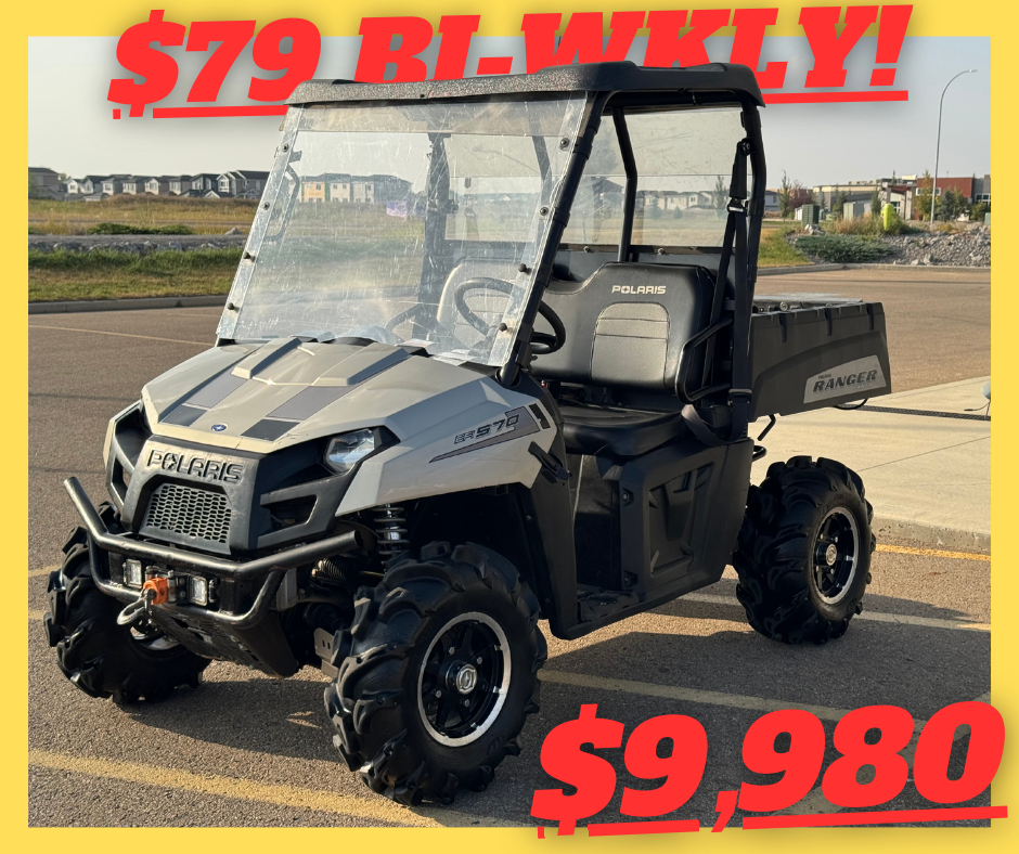 2014 Polaris RANGER 570 EFI EPS - CLEAN UNIT - LOW KMS - LOW AS $99 BI WKLY!