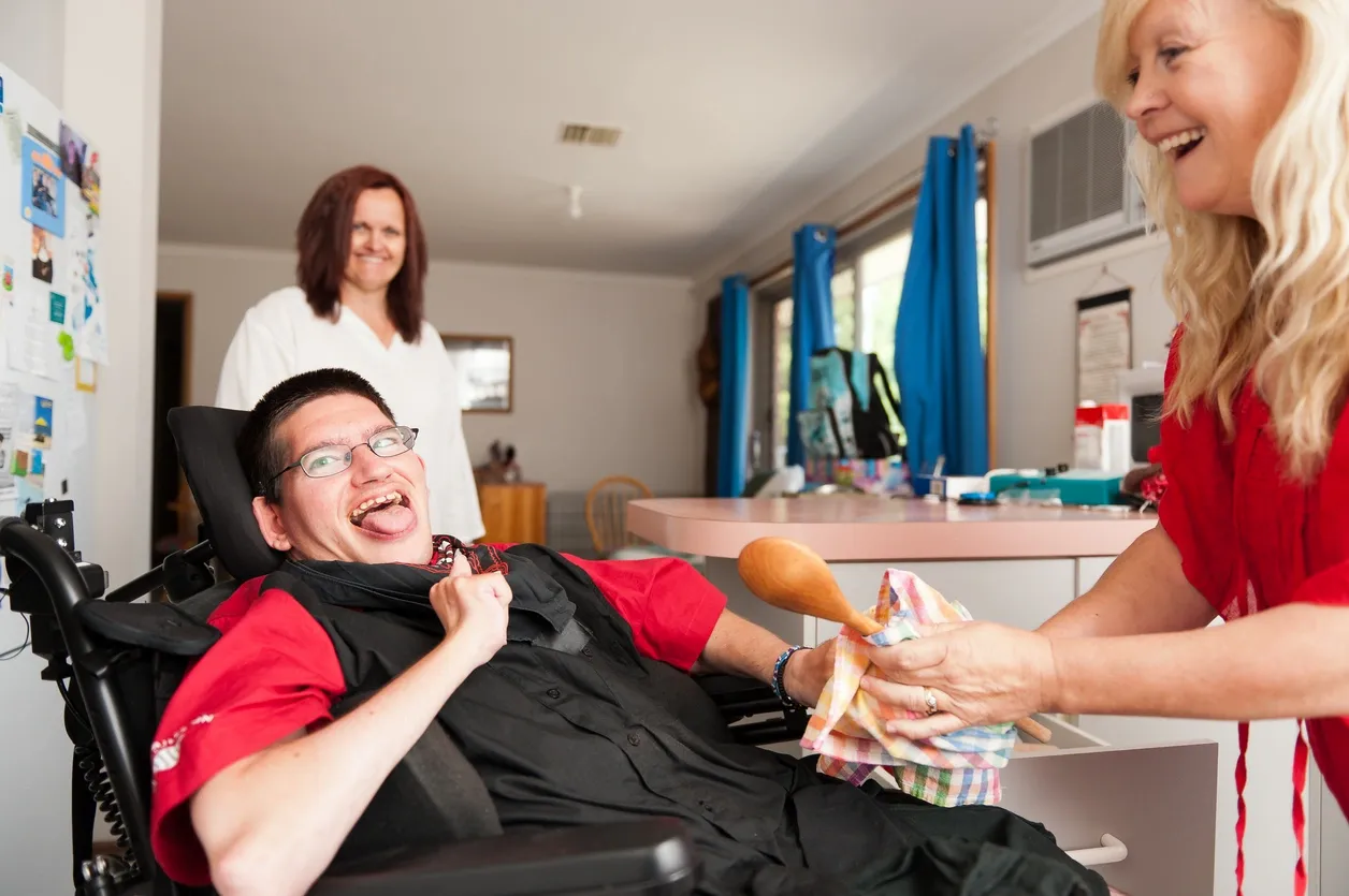Physical therapist working with workers compensation patient