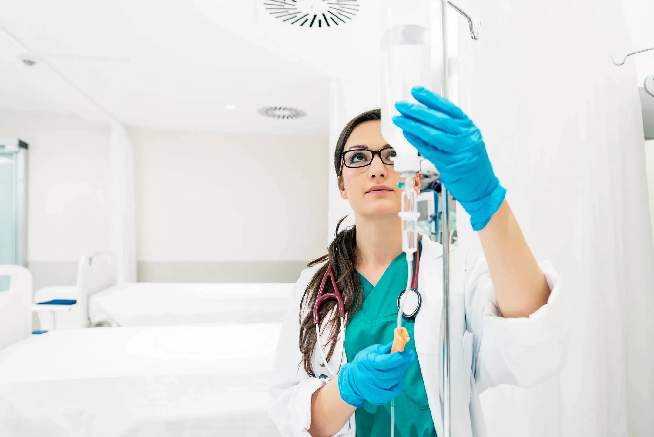 Complex care IV infusion therapy for workers compensation