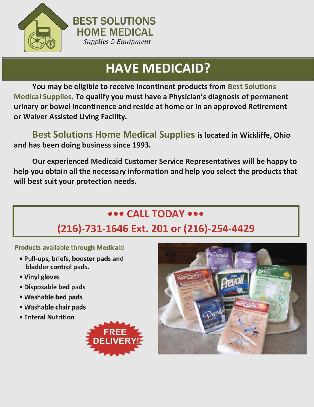 Insurance Best Solutions Home Medical Wickliffe, OH (440) 3731200