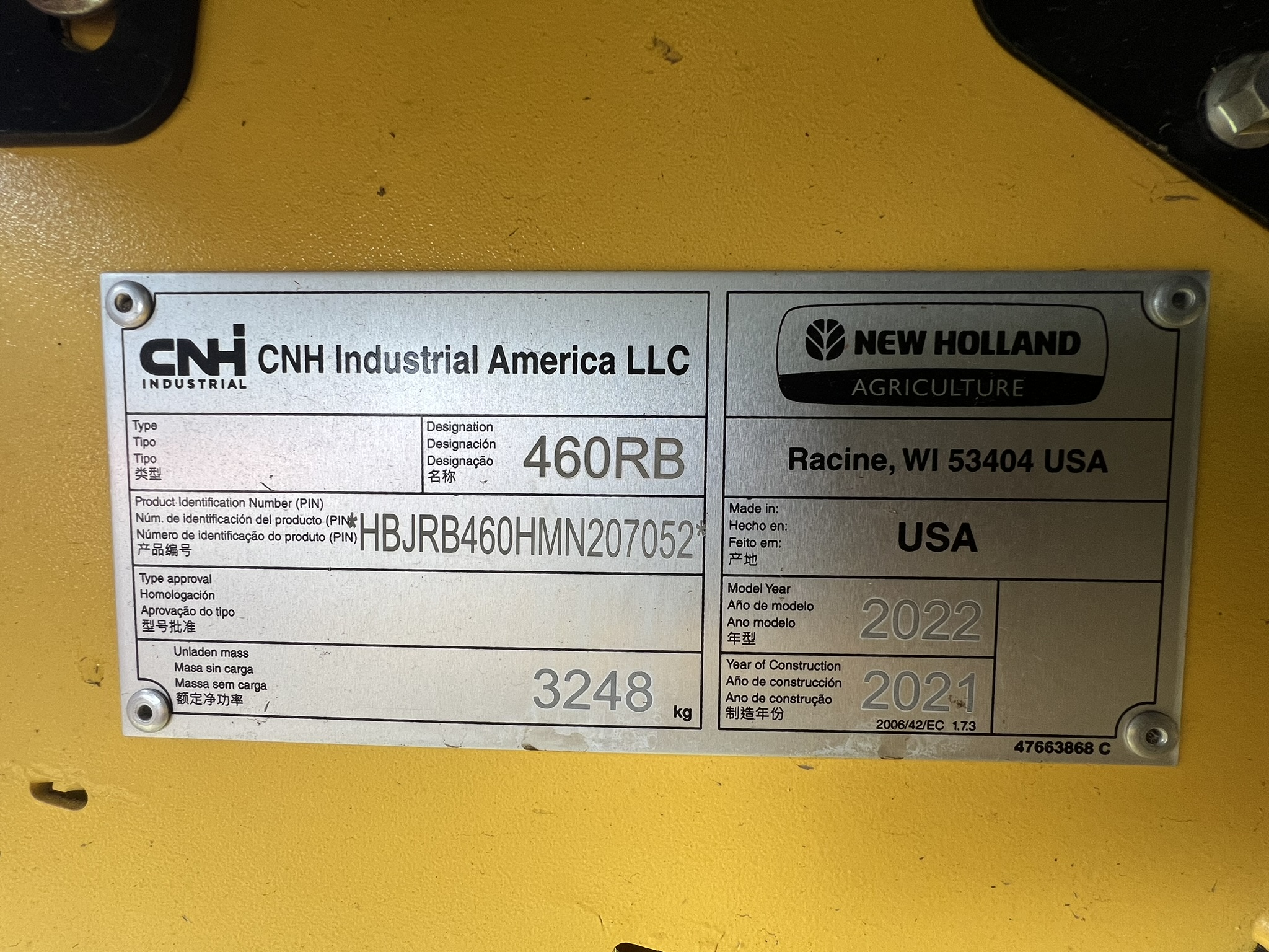 2022 New Holland Agriculture Roll-Belt™ Round Baler Roll-Belt™ 460 - Photo 10