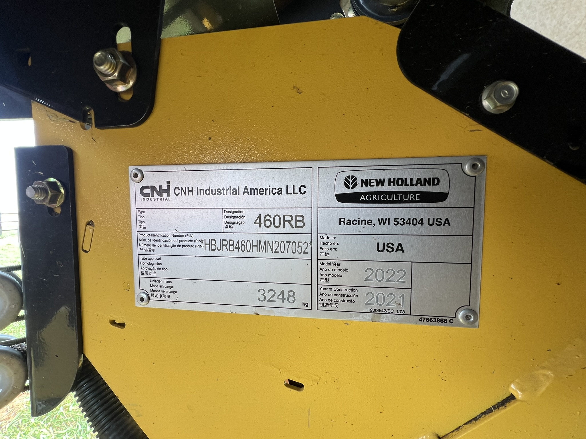 2022 New Holland Agriculture Roll-Belt™ Round Baler Roll-Belt™ 460 - Photo 11