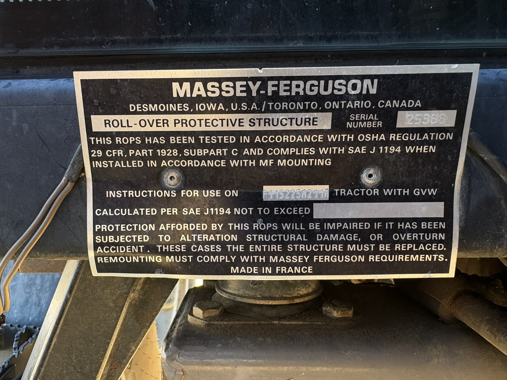 1997 Massey Ferguson Massey Ferguson 6170 Tractor - Photo 14
