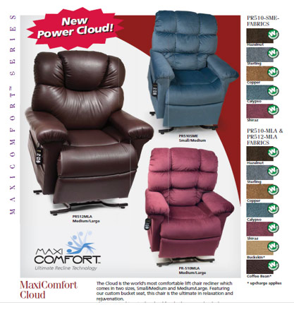 Maxicomfort Series Lift Chair Collins Medical Equipment Fairfield