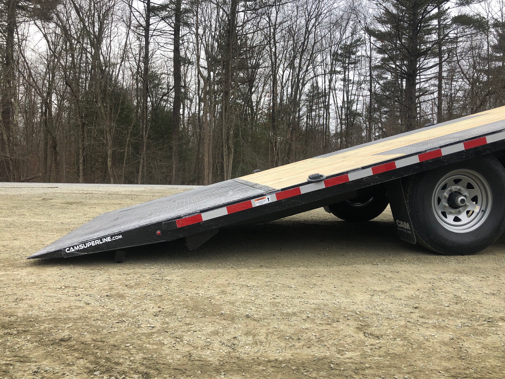 2022 Cam 7CAM824DOSTT Deckover 24ft Split Power Tilt trailer for sale