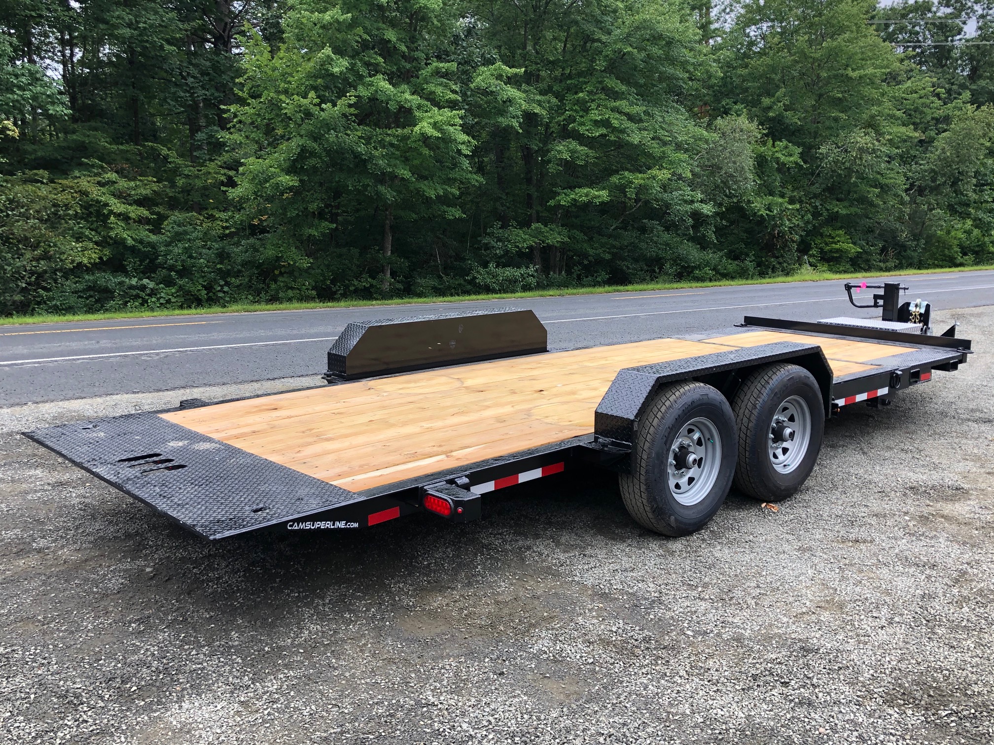 トレーラー 2026 Cam P-SDTX82165-154 7x21ft XW Low Profile Split Tilt Trailer