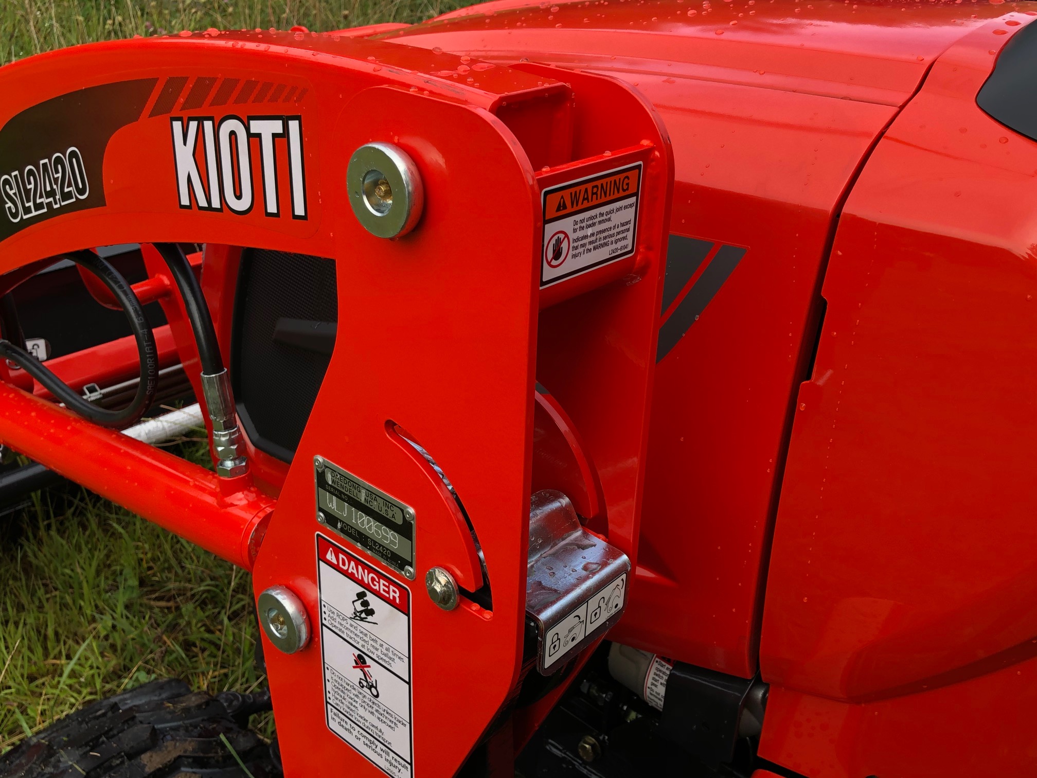 2022 KIOTI Package Deal CS2220 HST Tractor w/ Loader & Grapple & 3rd