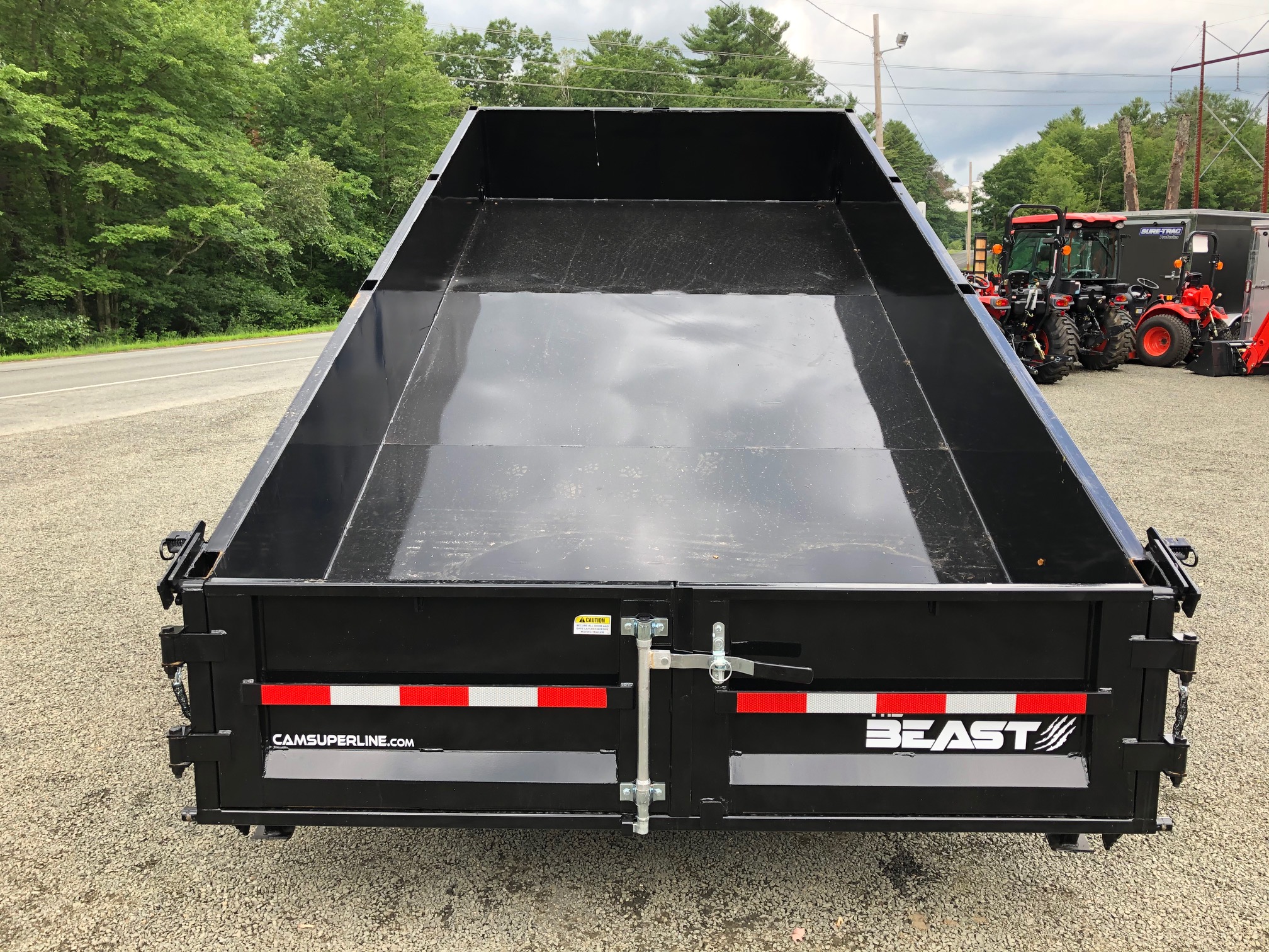 2022 Cam 7x16 BEAST Heavy Duty Low Profile Dump Trailer for sale in