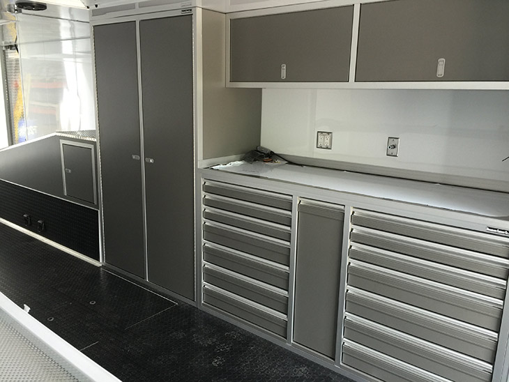 Aluminum Trailer Cabinets Aluminum Cabinet Company Hermantown Mn