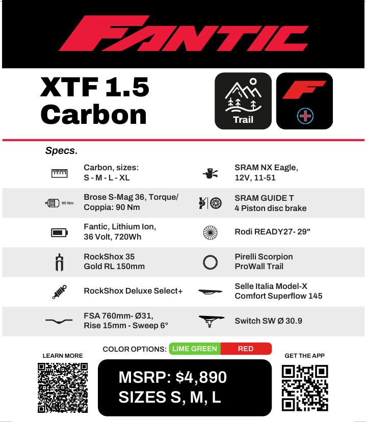 2023 Fantic XTF 1.5 CARB MEDIUM - Photo 2