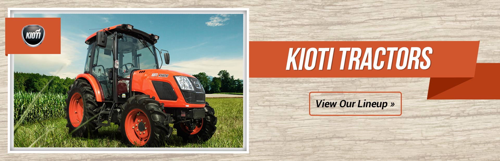 S & W Tractor sells KIOTI tractors and parts and services tractor