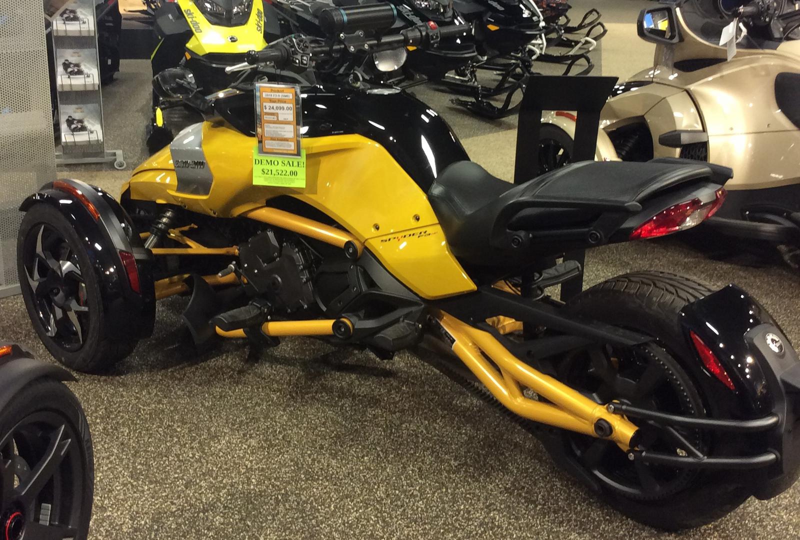 Spyder Motorcycle For Sale >> 2018 Can Am Atv Spyder F3 S Sm6 Demo For Sale By Banner Spyder Motorcycle For Sale >> 2018 Can Am Atv Spyder F3 S Sm6 Demo For Sale By Banner