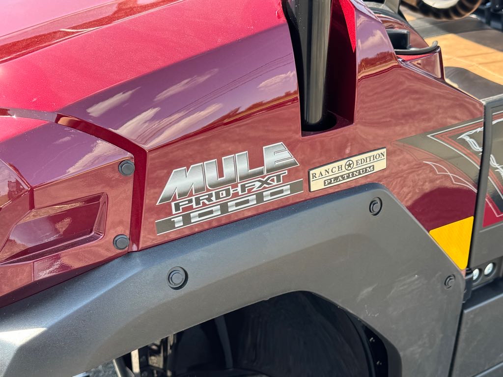 2026 Kawasaki Mule™ PRO-FXT™ 1000 Platinum Ranch Edition - Metallic Deep Red - Photo 3