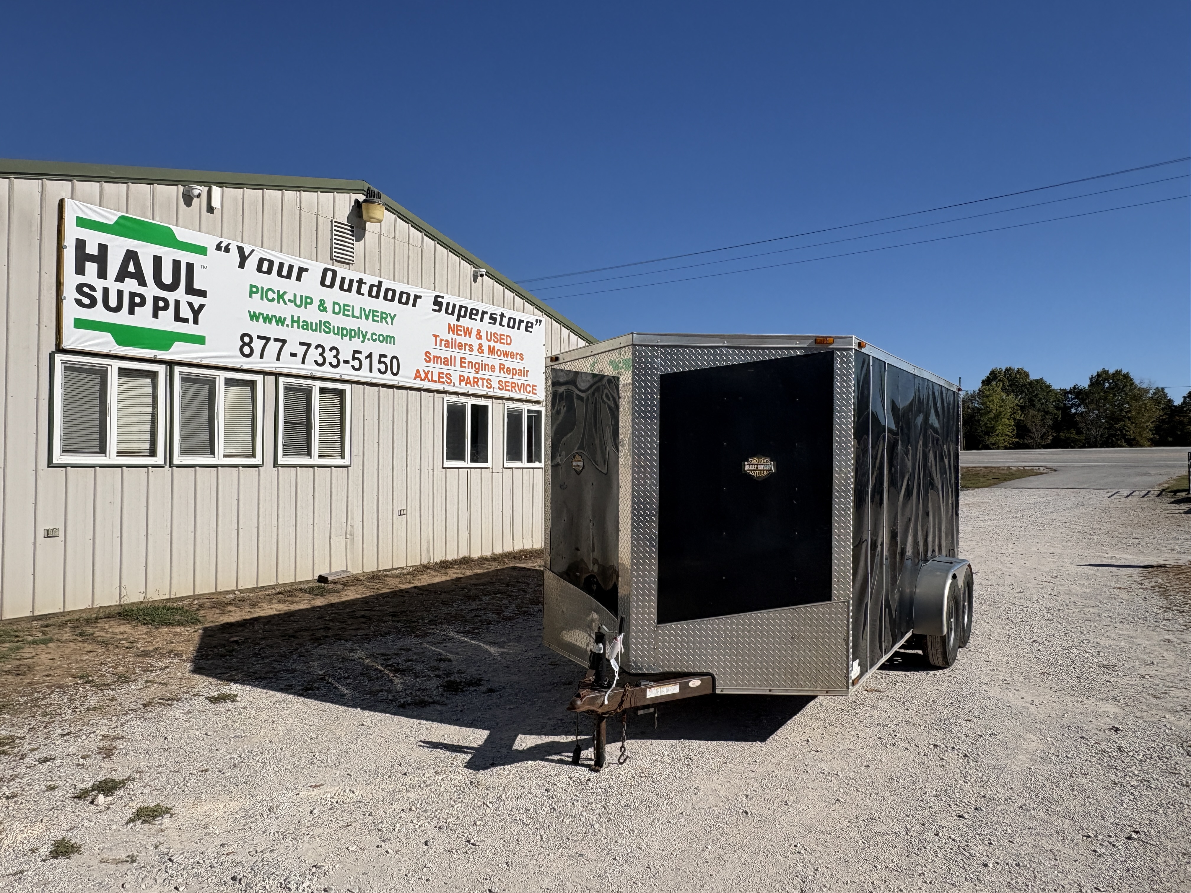 2017 7×14 Enclosed Cargo Trailer