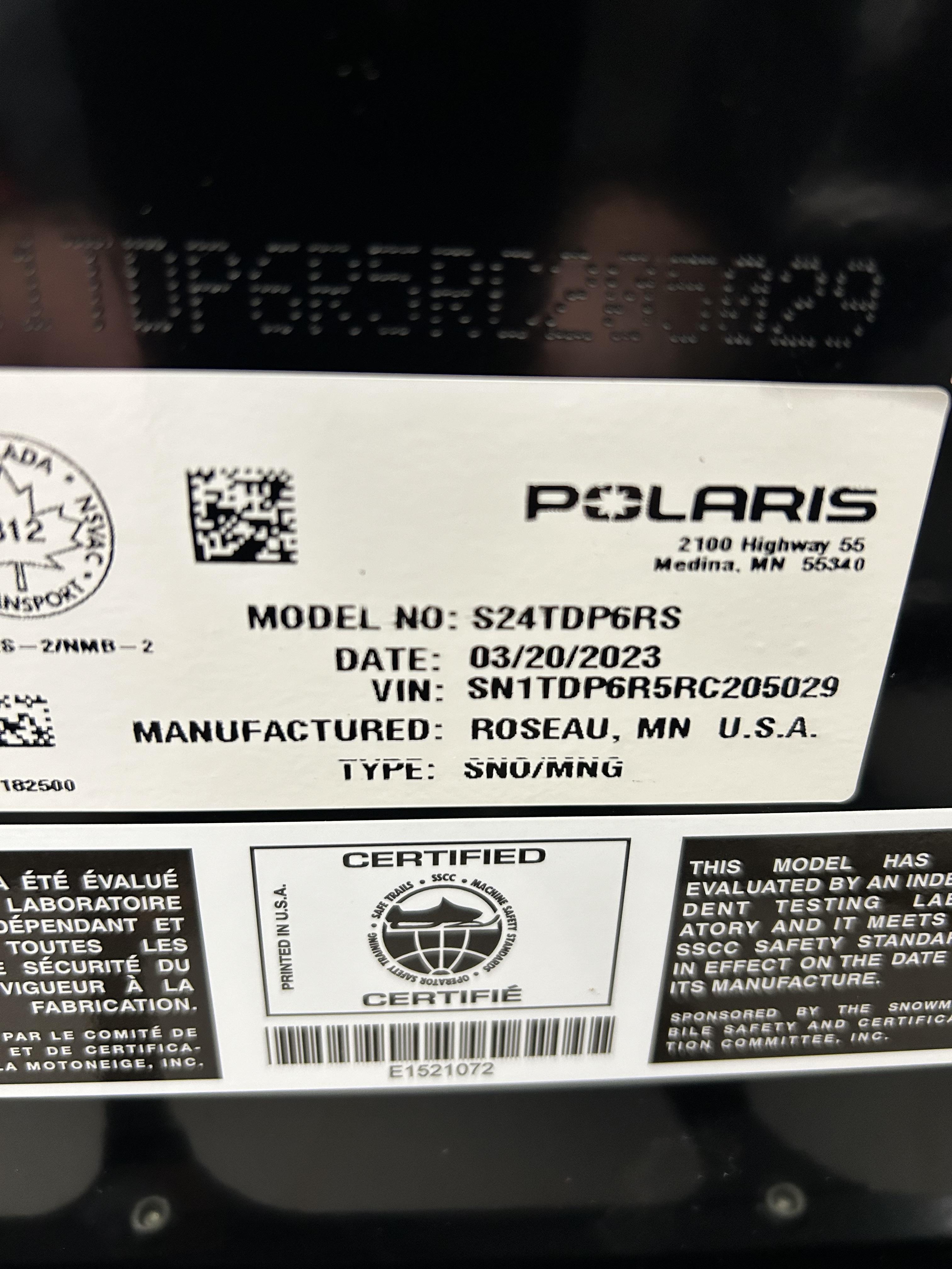 2024 Polaris INDY XC 137 650 / S24TDP6RS - Photo 5