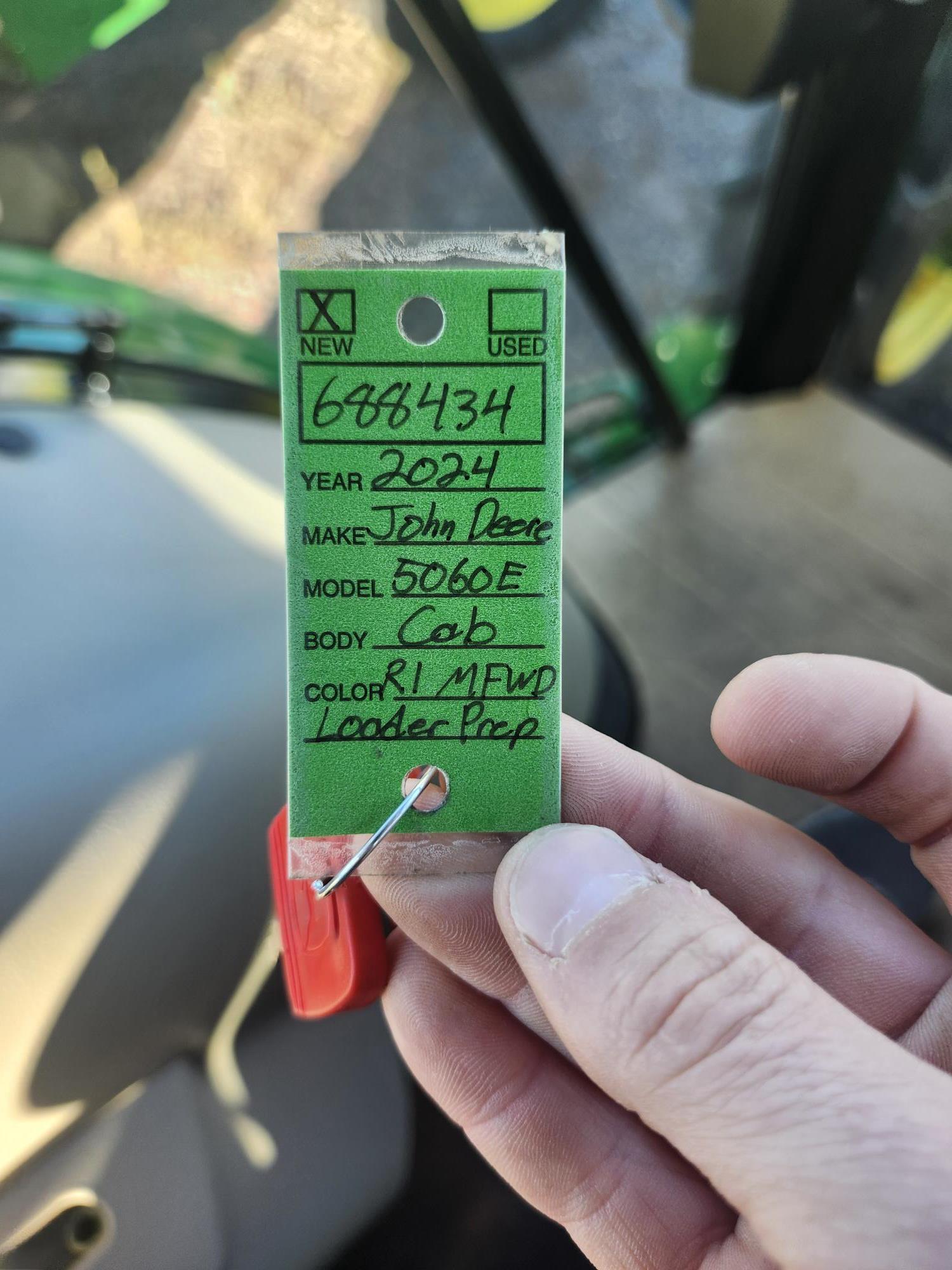 2024 John Deere 5060E Cab Utility Tractor - Photo 6