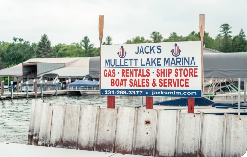 Jack's Mullett Lake Marina portfolio 3